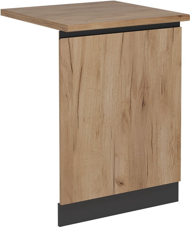 Vicco - Geschirrspülblende R-Line, Goldkraft Eiche, 60 cm , ap Eiche