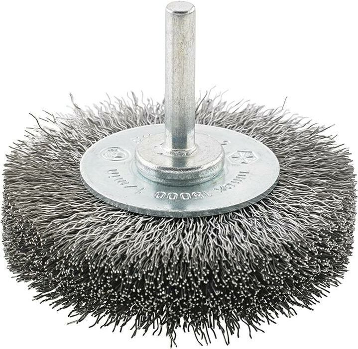 Rundbürste Stahl gewellt 30x6x mm Format