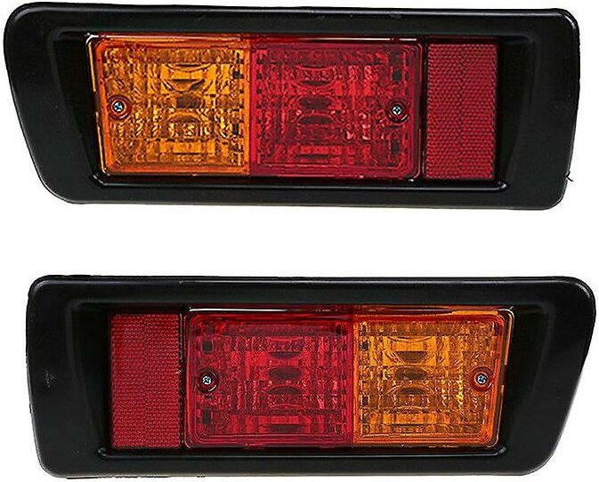 Woosien - Hinterer Stoßstangenreflektor-Bremslicht für Land Cruiser Prado (90) 97 98