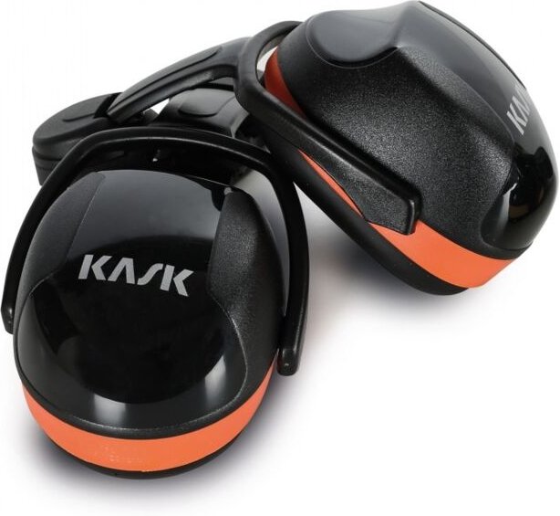 Kask - WHP00006 Gehörschutz für Helme mit Geräuschunterdrückung, 31 dB, en 12492, Orange