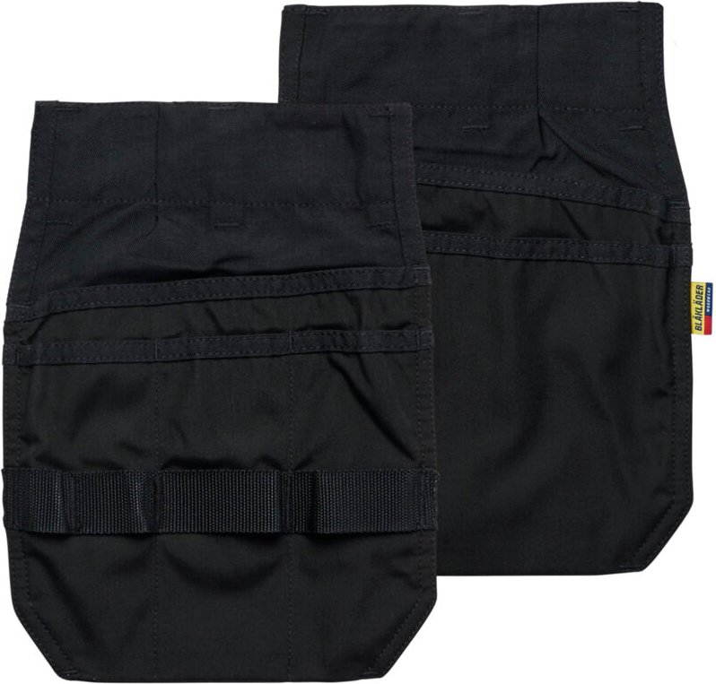 Abnehmbare Nieten-Taschen Schwarz L/XL