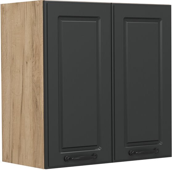 Hängeschrank R-Line, Anthrazit Landhaus, 60 cm, Vicco