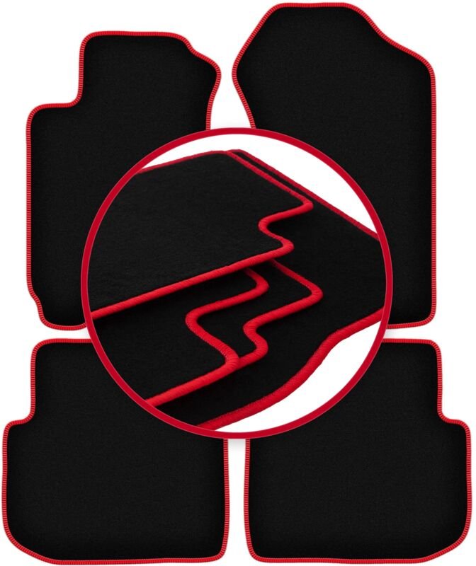 CARLUX-RED Autofußmatten für: Subaru Forester I Crossover (1997-2002)