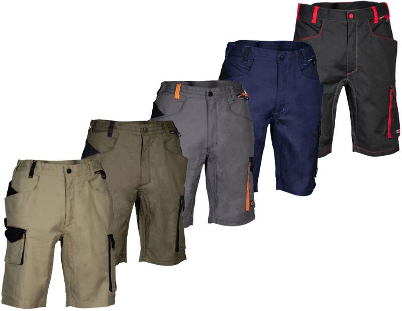 Liegi Kurze Multi-Pocket-Arbeitshose - 54 (eu) - Anthrazit - Cofra
