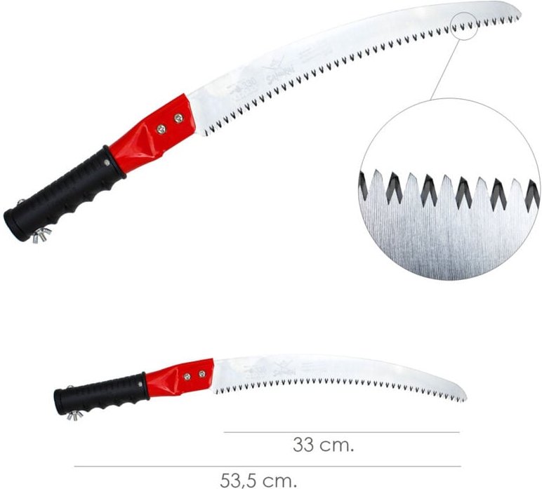 Gebogene Handsäge Samurai gc für Stangen 330 mm.