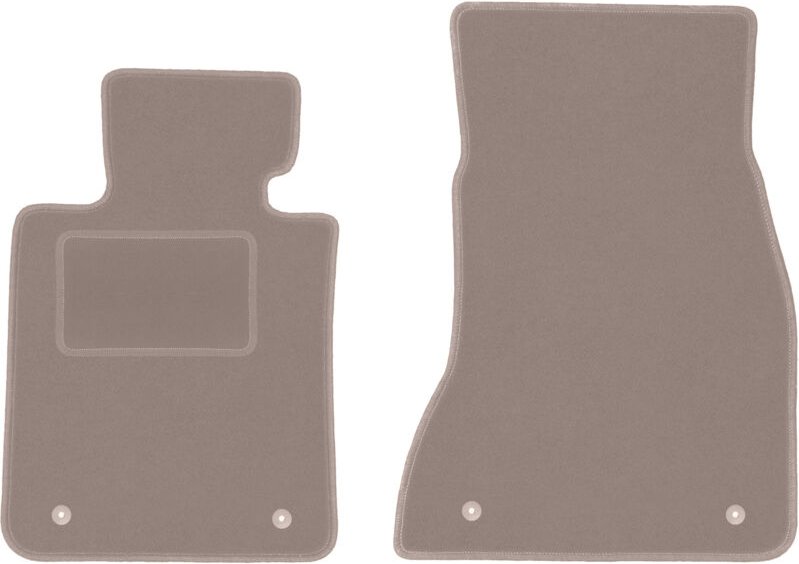 Beige Vordermatten für: BMW 5 G30 Limousine (2017-)