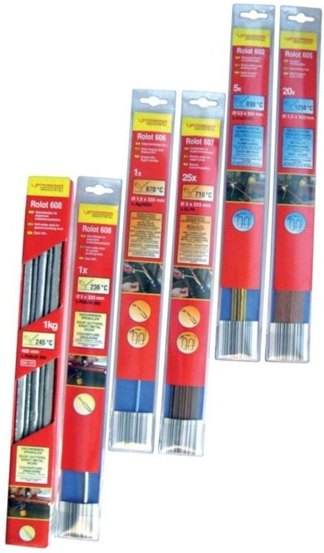 Hartlötstäbe Rolot Nr.3.5603SB a 8 Stück Rothenberger