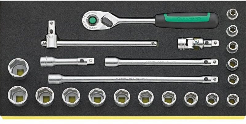 Stahlwille TCS 456/16/6QR Steckschlüssel-Satz 3/8" eckschluesseleinsaetzen