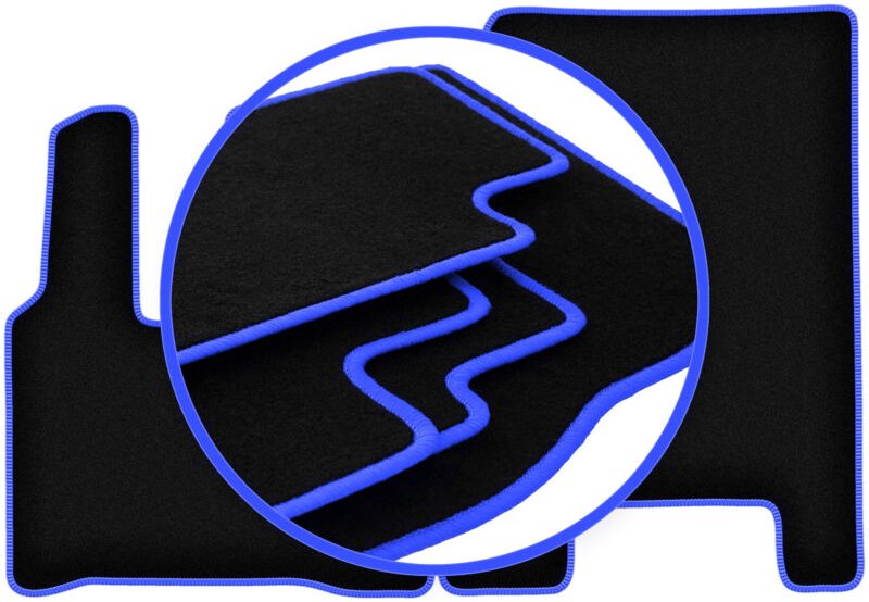 CARLUX-BLUE Autofußmatten für: Mercedes Actross MP4 LKW (2011-)