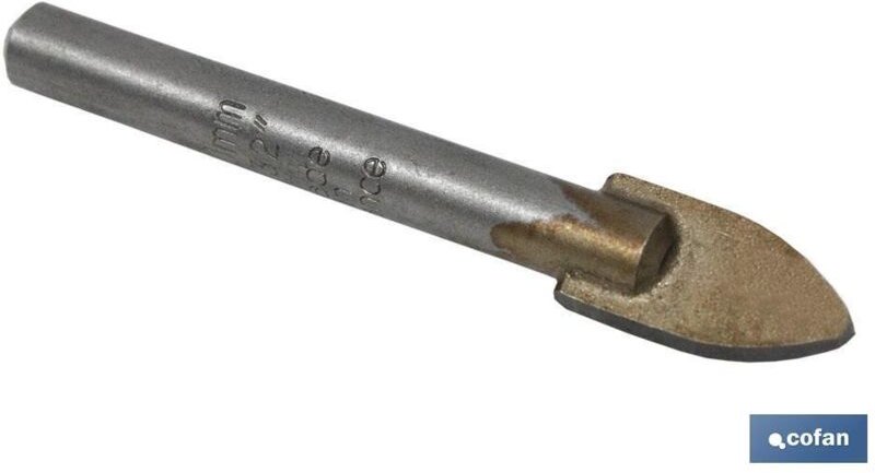 Spitzbogenbohrer für Glas, Keramik und Steinzeug 9 mm