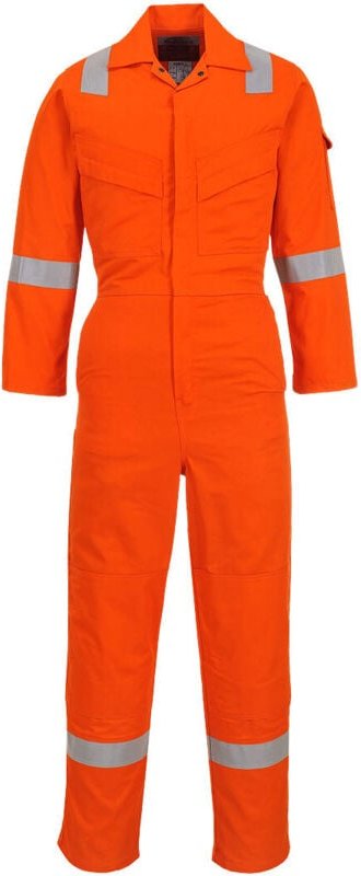 Leichte antistatische FR-Overall 280g Orange 3XL - FR(56) - UK(47)