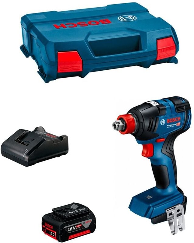 Bosch - Drehschlagschrauber gdx 18V-200 (1 x 4,0 Ah + GAL18V-20 + L-Case)