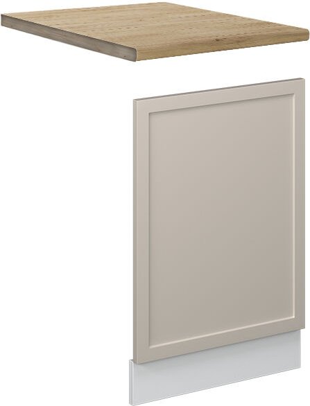 Vicco - Frontblende Fame-Line, GrauBeige, 45 cm, ap Eiche