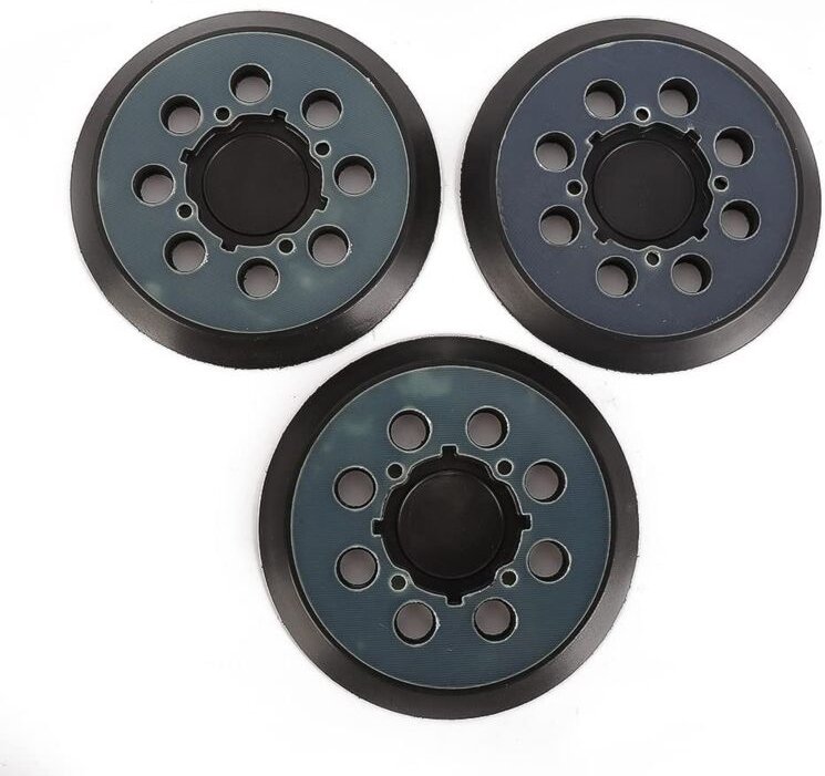 3er-Pack Schleifpads mit 8 Löchern, 5 Zoll, 125 mm, für Exzenterschleifer DWE6423 DCW210B