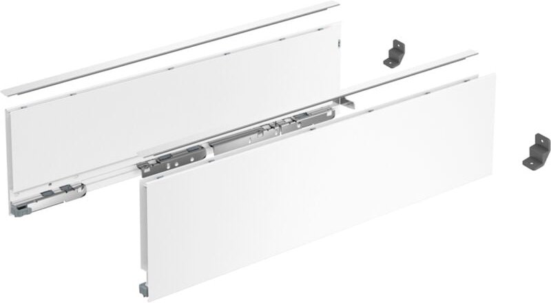 Hettich - AvanTech you Set Zarge Höhe 139 mm, nl 270 mm, weiß o. Frontbef.