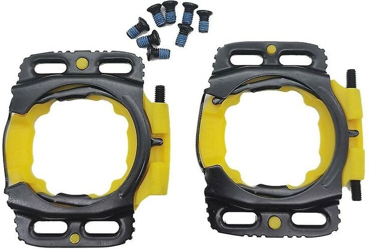 Woosien - 1 Paar Cleat Cover Reiten Rennrad Quick Release Pedal Clip für Null Fahrradteile