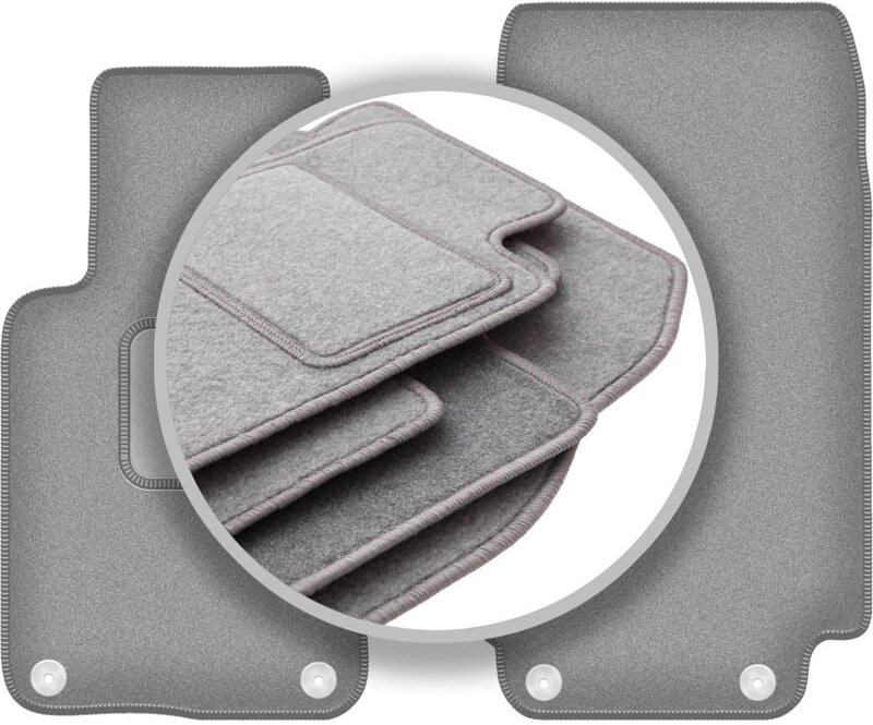 Graue Autofußmatten für: BMW Z3 E36/8 Coupé (1997-2002)