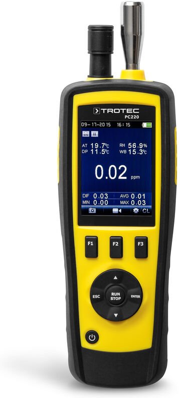 Trotec Partikelzähler PC220 inkl. Kalibrier-Zertifikat