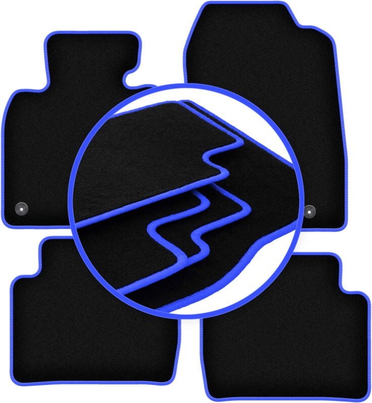CARLUX-BLUE Autofußmatten für: Mazda CX-5 II SUV (2017-)