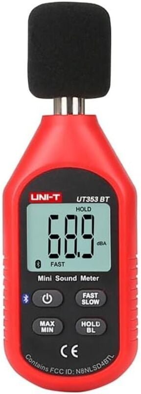 trend Hygrometer UT353 UT353BT Bluetooth Schallpegelmesser Digitaler Geräuschtester 30-130dB Professioneller Dezibel-Mon...