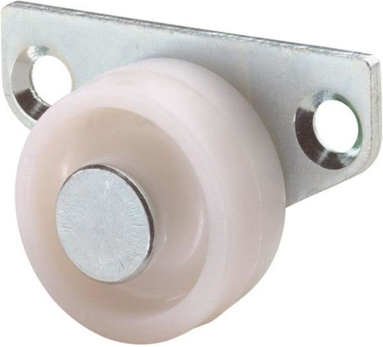 Bettkastenrolle Rad-Ø 30 mm Tragfähigkeit 40 kg Material Rolle Kunststoff mit Anschraubplatte