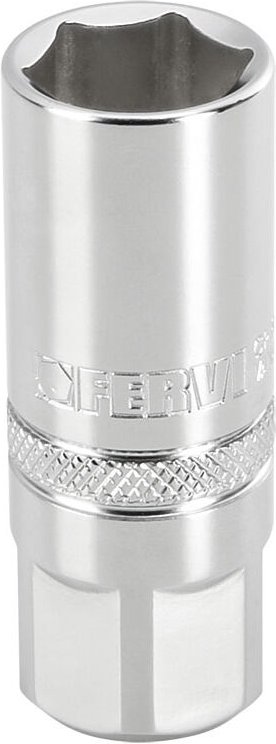 Lange Zundkerzennuss 21 mm 1/2 Fervi bn4c3l021a