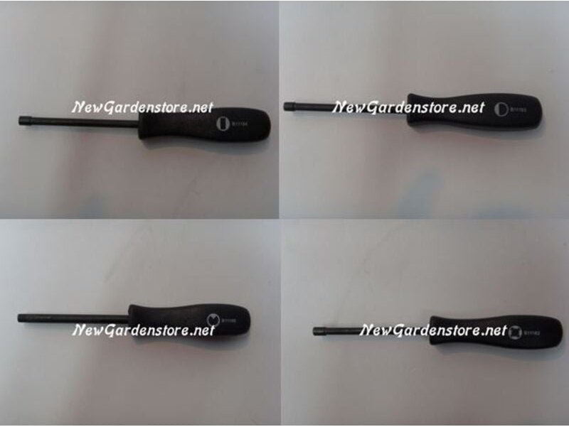 KIT Vergaser-Einstellschraubendreher-Satz 4 Stück 2-Takt-Kettensäge