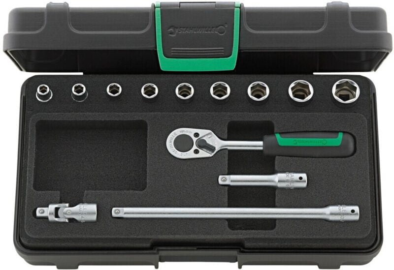 1/4' (6,3mm) Steckschlüsselsatz Nr.40A/9/4 kn 13tlg. - Stahlwille