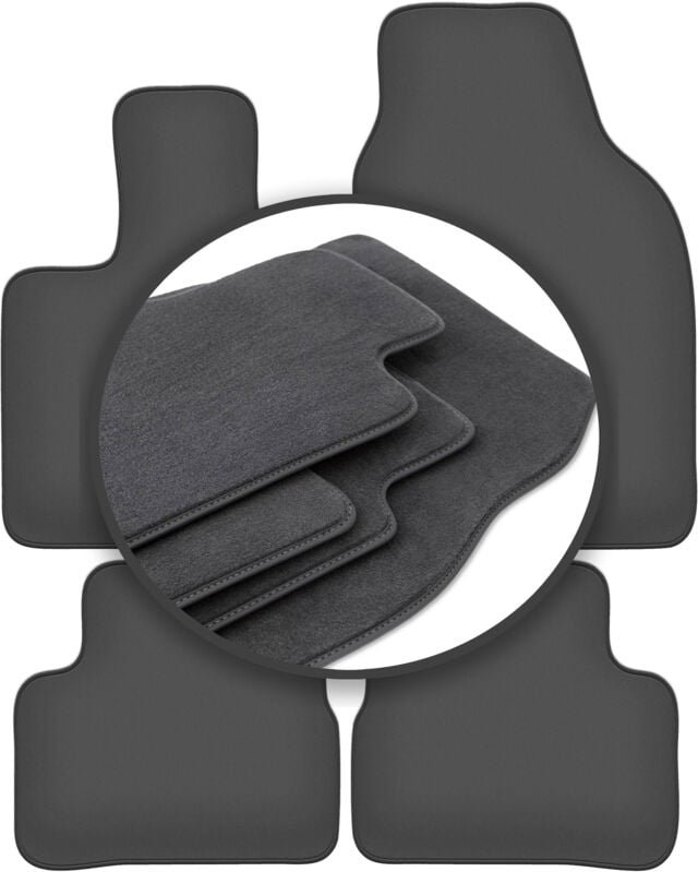 Premium-Fußmatten für: Fiat E-500 / 500 Electric Schrägheck (2020-)