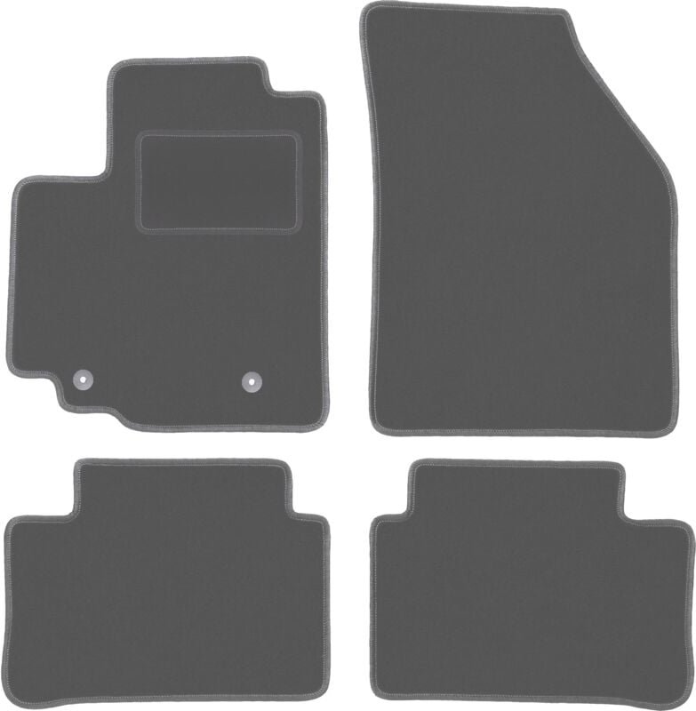 Graphit-Fußmatten für: Opel Agila B Fließheck (2008-2014)
