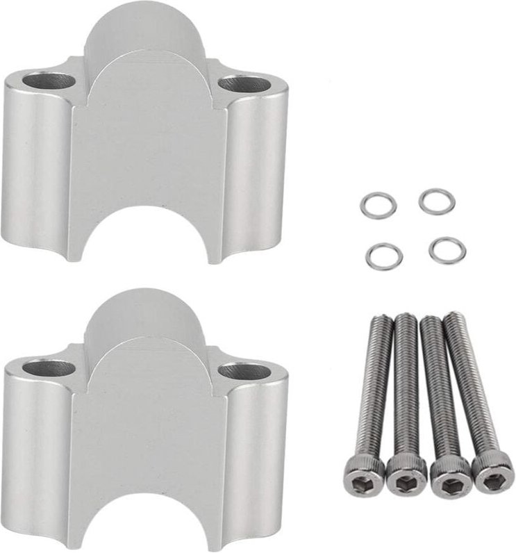 Ej.life - Motorrad Lenker Riser, 22 mm (7/8 '' ') Universal Lenker Riser Motorrad Lenker Steigklemme(Galvanisieren)