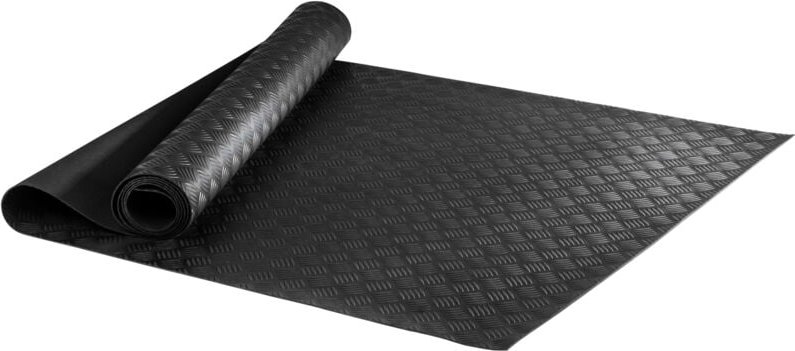 Walser - Gummimatte Odin, zuschneidbare Meterware geriffelt 100x250 cm schwarz