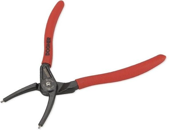 Zange, gerade, innen, Seeger Pro (155 mm) Dogher 222X-155