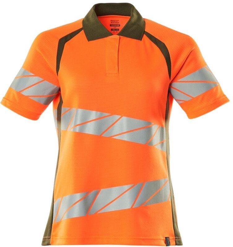 Mascot Damen-Polo-shirt 19093-771-1433 Gr. 3XL hi-vis orange/moosgrün