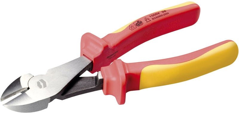 Toolcraft - TO-8096811 vde Kraft-Seitenschneider mit Facette 180 mm