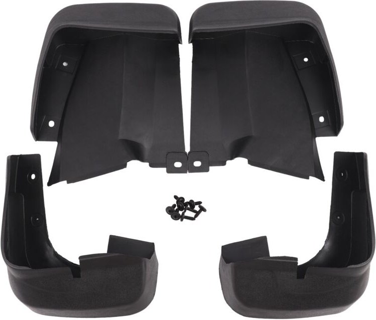 4-teiliges Set zur Modifikation des Autokotflügels, Kotflügeldekoration aus weichem Gummi, Frostschutzreifenkotflügel fü...