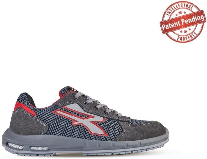 Sicherheitsschuhe niedrig SKAT ESD PLUS S1P SRC - Grau/Rot 44