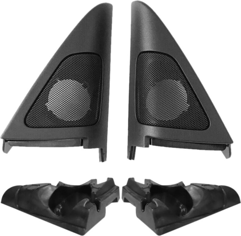 Set Auto-Vordertür-Lautsprecher Audio-Abdeckung Horn Hochtöner Lautsprecherverkleidung mit Schaumstoff für 3er E92 E93 2...