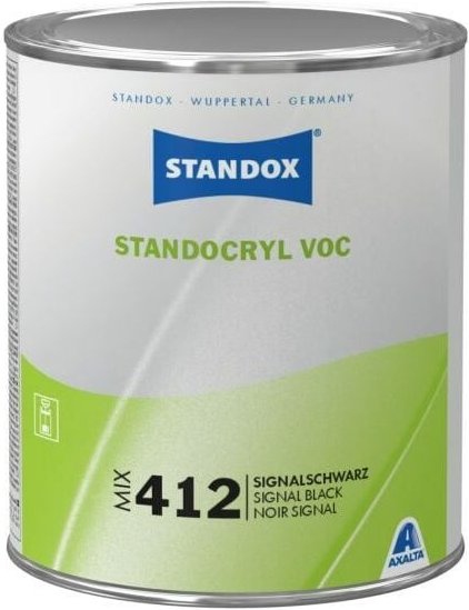 Standox Mix 412 Standocryl VOC Signal Black LT 1