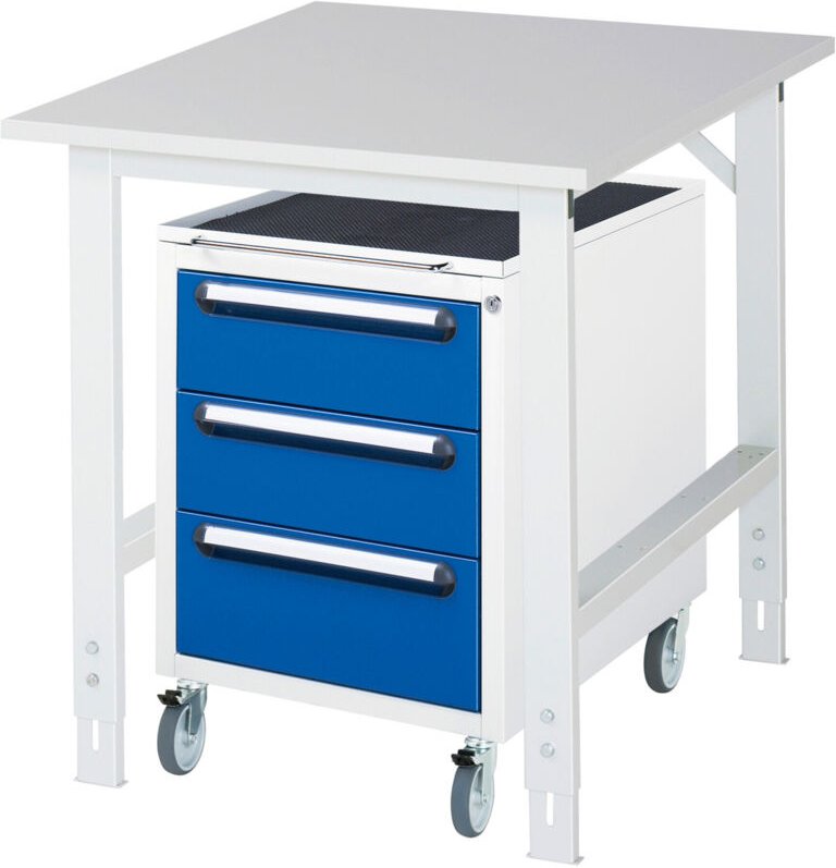 Rau Arbeitstisch Tom höhenverstellbar KM09, B750xT1000xH760-1080mm, M-Platte-22mm