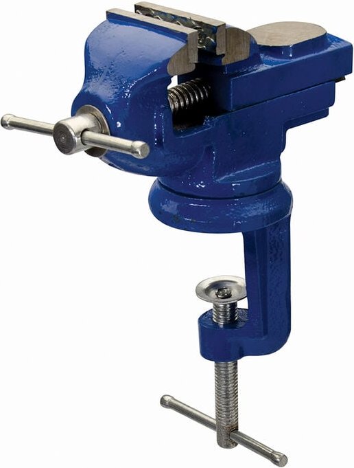 Silverline - Drehbarer Tischschraubstock 50 mm