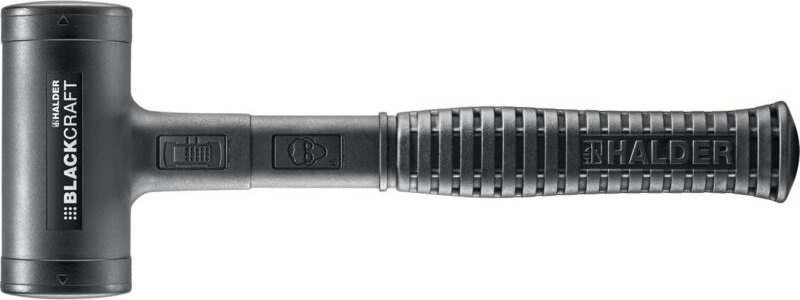 BLACKCRAFT-Schonhammer, mit bruchsicherem Stahlrohrstiel, pur ummantelt und ergonomisch geformtem, rutschsicherem Griff ...