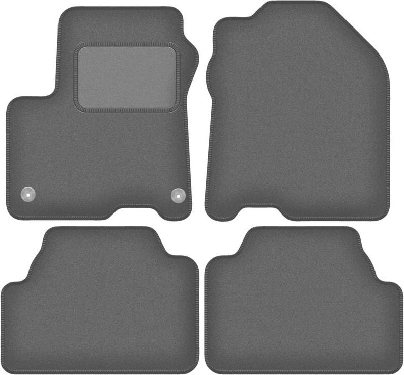 Graphit-Fußmatten für: Hyundai Kona EV / Electric Crossover (2017-)