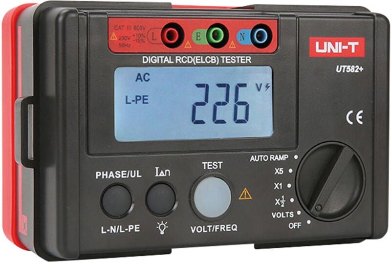 RCD-Prüfgerät UT582+ - Uni-t