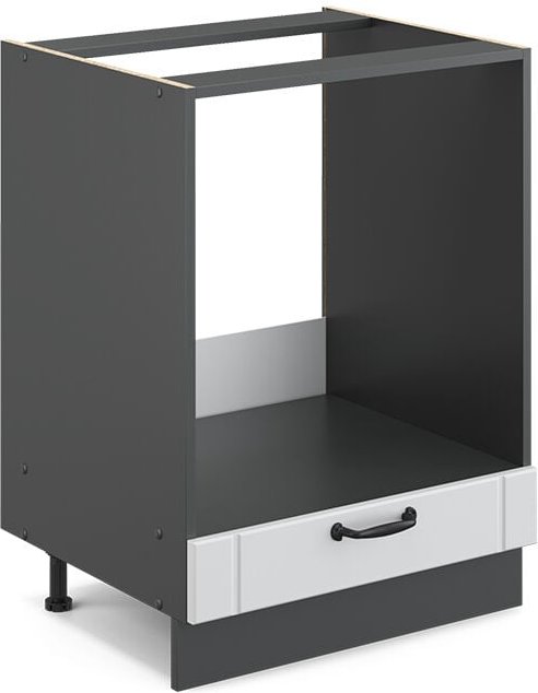 Vicco - Küchenschränke Fame-Line, Weiß Landhaus, 60 cm ohne Arbeitsplatte