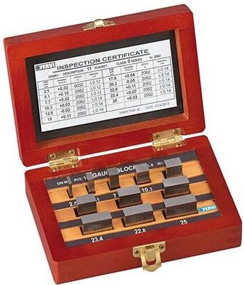 Fervi - Serie paralleler Flachendmasse aus gelapptem Stahl b011/0