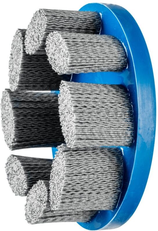 PFERD TOOLS COMPOSITE FLEX Tellerbürste DBU Ø 150x22,2 mm Bohrung SiC-Filament-Ø 1,10mm Korn 120 stationär