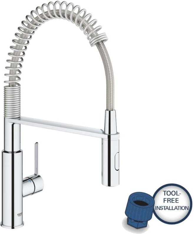 Get - Spültischarmatur mit Geschirrbrause und Umschalter, verchromt 30361000 - Grohe