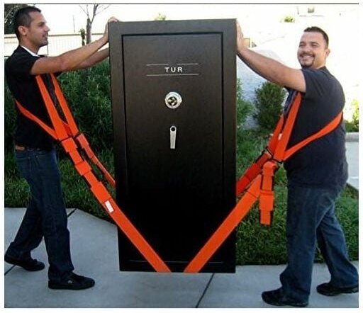 Hebe- und Transportgurte für Gegenstände, schwere Gegenstände ohne Rückenschmerzen, Gurte und Gurte (2-Personen-Schulter...