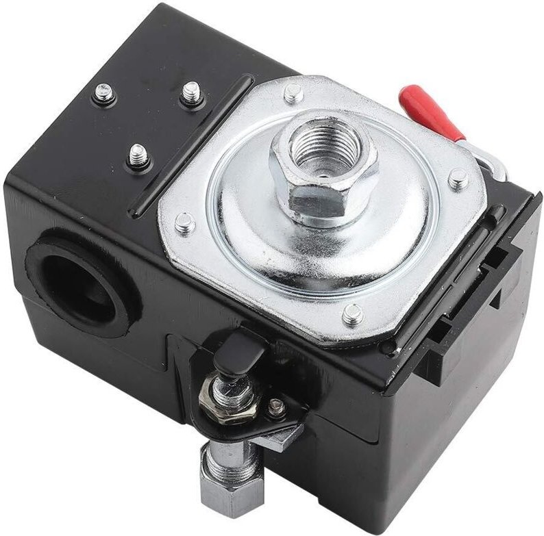 Luftkompressorzubehör, Druckschalter Luftpumpe, Regler, horizontaler Griffschalter